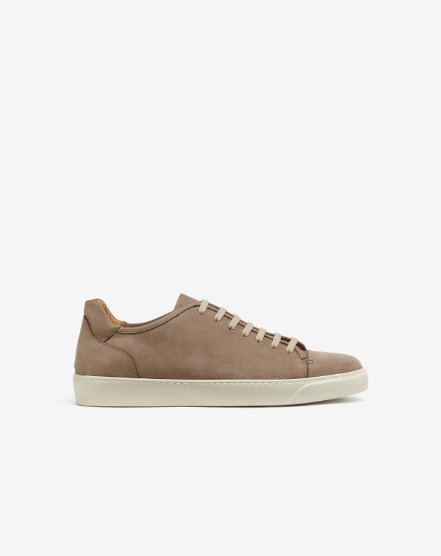 FDB6T401 nagi mężczyźni buty Corneliani trenerzy nabuków
