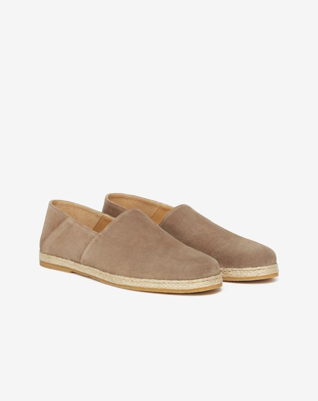 FDB6T421 beżowy mężczyźni buty Corneliani espadryle na gumowej podeszwie